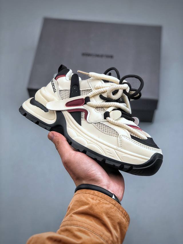 23Ss巴黎世家balenciaga Sneaker Rose Pink Black 运动休闲鞋系列 低帮潮流风百搭休闲运动鞋 广东品质原厂渠道原装订单 全套专