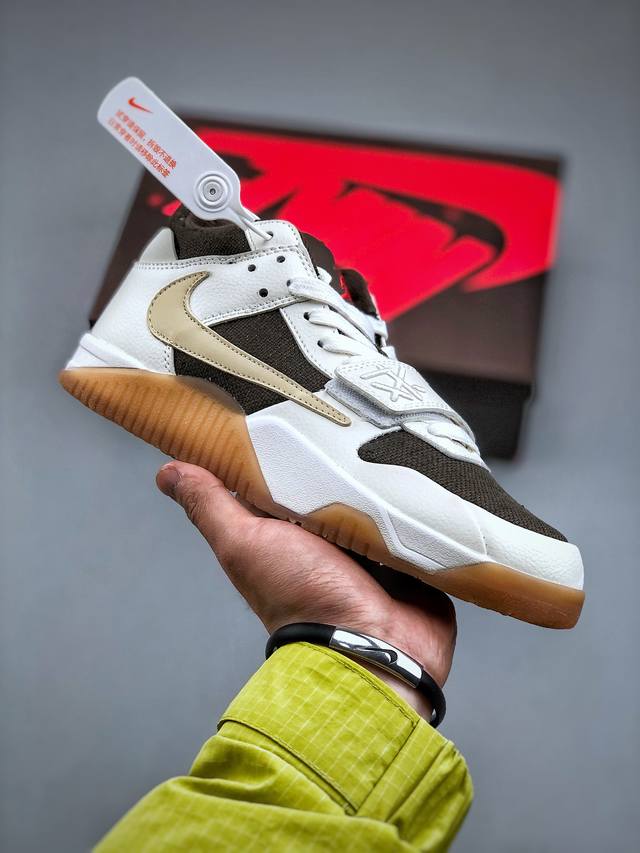 Travis Scott X Jordan Cut The Check Aj1 乔1倒勾魔术贴 时尚篮球鞋 Dr9317- #全新系列在鞋面上加入了魔术贴的设计