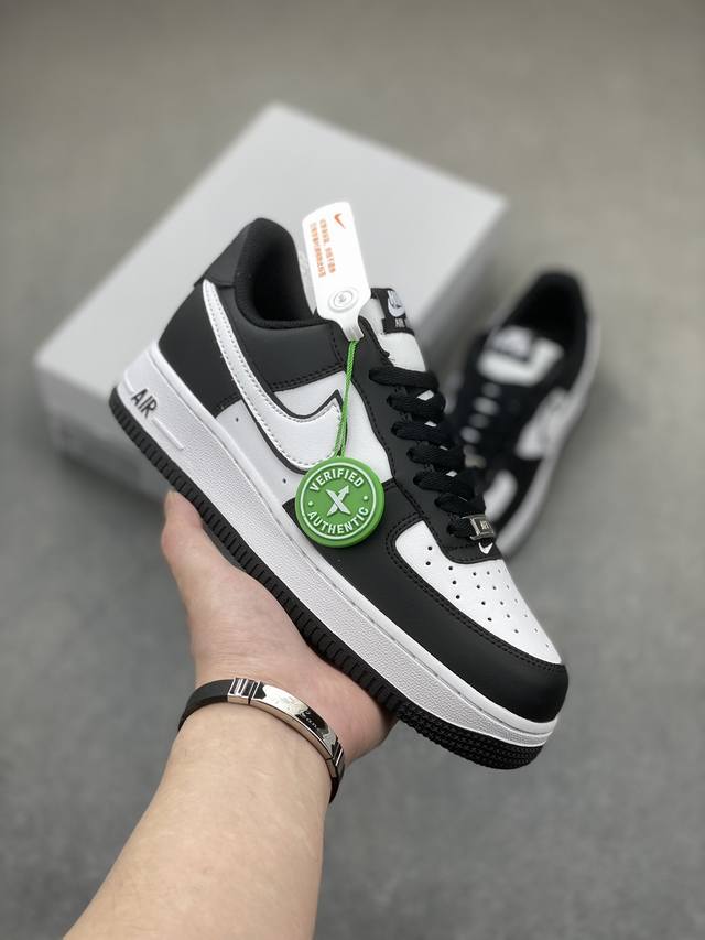 独家订单 核心底价 长期补货 无敌性价比版本 Nike Air Force 1 '07 Low 空军一号低帮运动板鞋 黑白熊猫 原装级别 原楦头原纸板 打造纯正