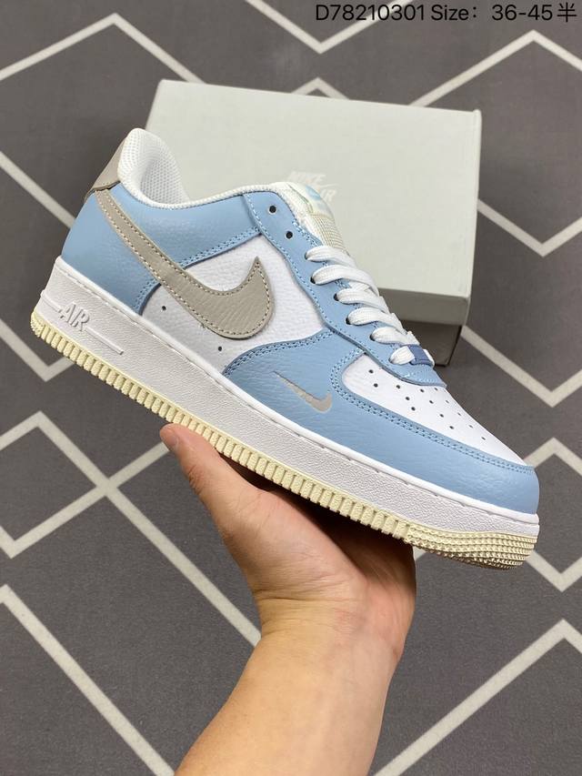 Air Force 1 '07 Low 米黄棕 原楦头原纸板 打造纯正空军版型 #专注外贸渠道 全掌内置蜂窝气垫 #原盒配件 原厂中底钢印 拉帮完美 官方同步上