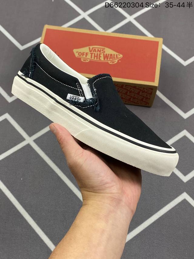 万斯 Vans Classic Slip-On 万斯经典低帮百搭休闲板鞋yhco824-Zxl 工艺 硫化1:1 配码 35-44 半码 D66 304 Siz