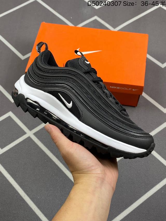 耐克nike休闲鞋 经典 气垫 Air Max 97 子弹气垫低帮运动鞋 Air Max '97 运动跑鞋以流线型鞋身和卓越科技为热爱运动的你造就全方位防护 强