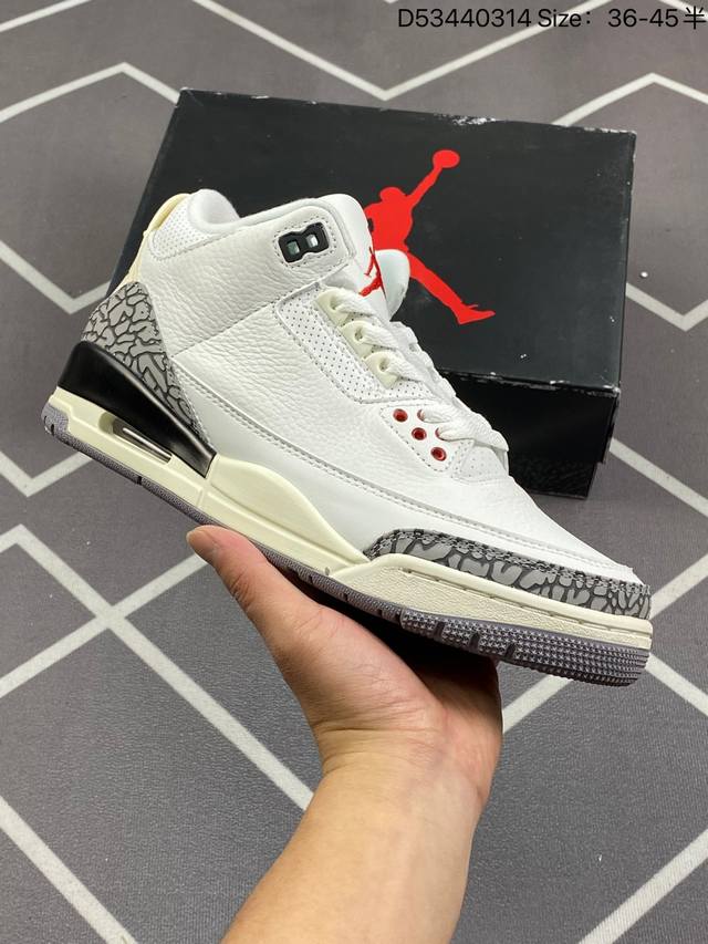 耐克 乔丹 Aj3 耐克 Nike Air Jordan 3 Retro Se 乔3 中帮复刻篮球鞋 乔丹3代 三代 男子运动鞋 作为 Aj 系列中广受认可的运