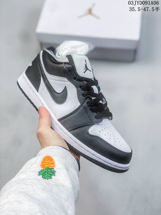 真标带半码 乔丹air Jordan 1 Low Aj1 Wh 乔1 低帮复古文化休闲运动篮球鞋 凭借出色的性能和吸睛的外观 Air Jordan直是风球场和街