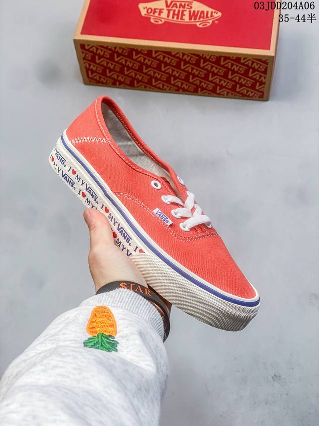 硫化工艺 万斯 范斯vans Authentic Sf系列 绿草莓印花帆布休闲鞋 货号 Vn0A3Mu6Vl9 尺码 35 36 36.5 37 38 38.5