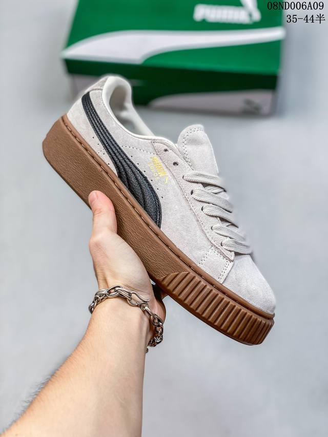 Puma Rihanna Suede彪马 蕾哈娜 松糕鞋厚底板鞋 货号 363559-10 尺码 如图所示 编码 8Nd006A09