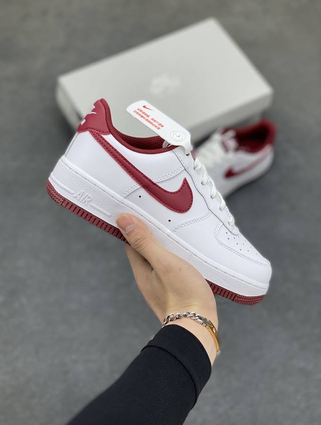 Nike Air Force 1 '07 Low 空军一号低帮运动板鞋 白酒红 原装级别 原楦头原纸板 打造纯正空军版型#专注外贸渠道 全掌内置蜂窝气垫 #原盒