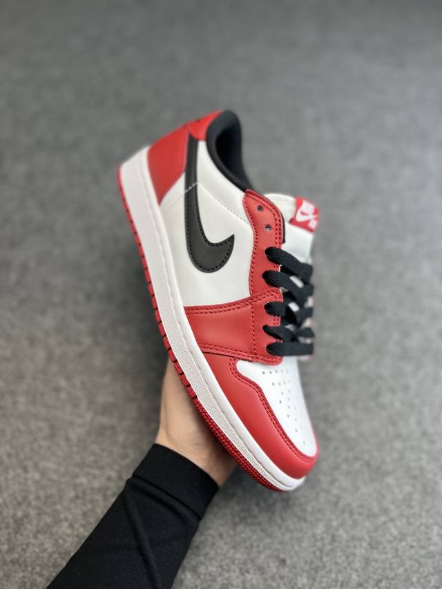 福利特价 原价市场 版本 Air Jordan 1 Low Chicago 芝加哥 全鞋电脑针车 精确间距匹配 国内顶级头层皮料订染 用料绝不含糊 飞翼3D高频