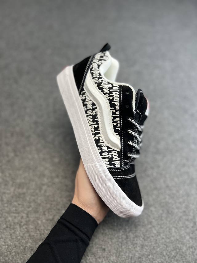 Vans Classics Knu Skool 面包鞋 Imran Potato与vans联名超火的土豆鞋 复古经典 鞋头放大 包边上移加厚 鞋舌加厚 Vans