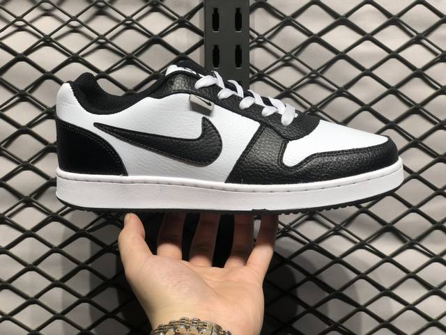 Nike Ebernon Low Prm 黑白灰熊猫男复古低帮休闲板鞋 货号 Aq1774 102 尺码 36 36.5 37.5 38 38.5 39 40