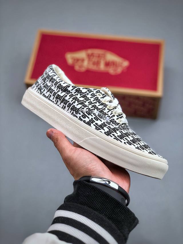 Fear Of God Vans Era 95 Dx Fog 万斯高端联名系列 灯芯绒字母拼接 灯芯绒设计高级又特别 质感满满 高清洁做工 二次硫化工艺 尺码