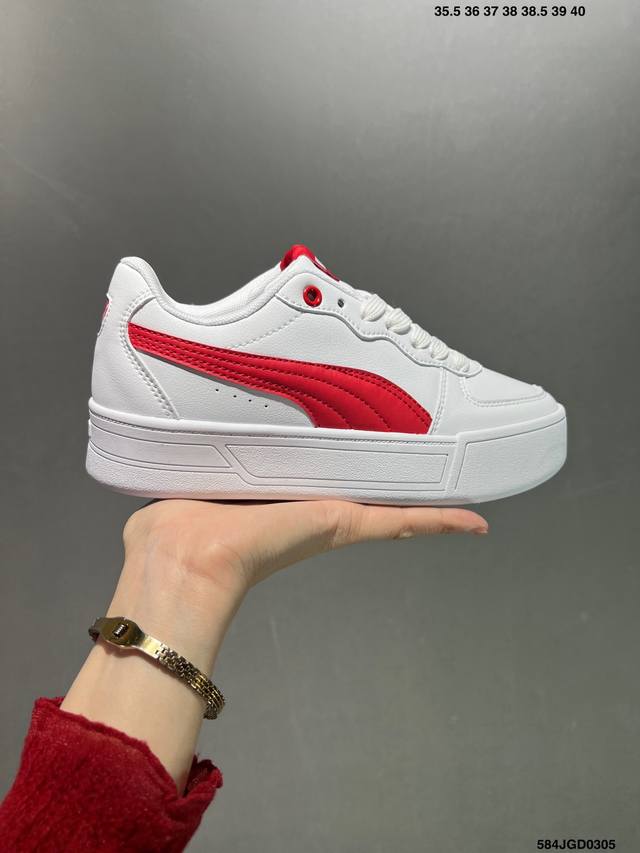 Puma 彪马 真标带半码 日韩校园风彪马puma Smash Vulc Leather Low 韩系百搭耐磨橡胶底板鞋 货号 37476 9 类型 男女鞋 码