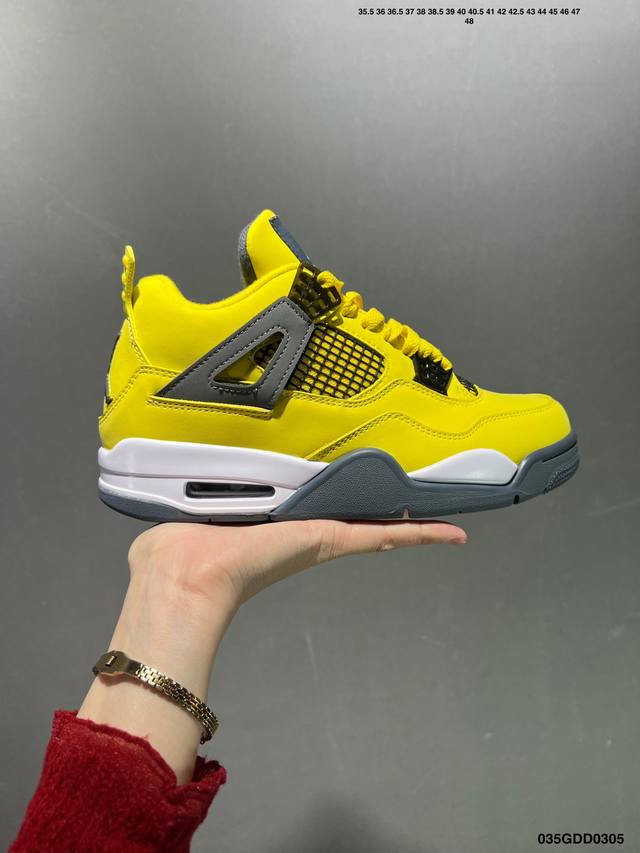 公司级aj4 Air Jordan 4 Retro Infrared Aj4乔4 男子文化篮球鞋 大厂出品 主力合作工厂 全新模具开发 纯正4代正确鞋型 进口头