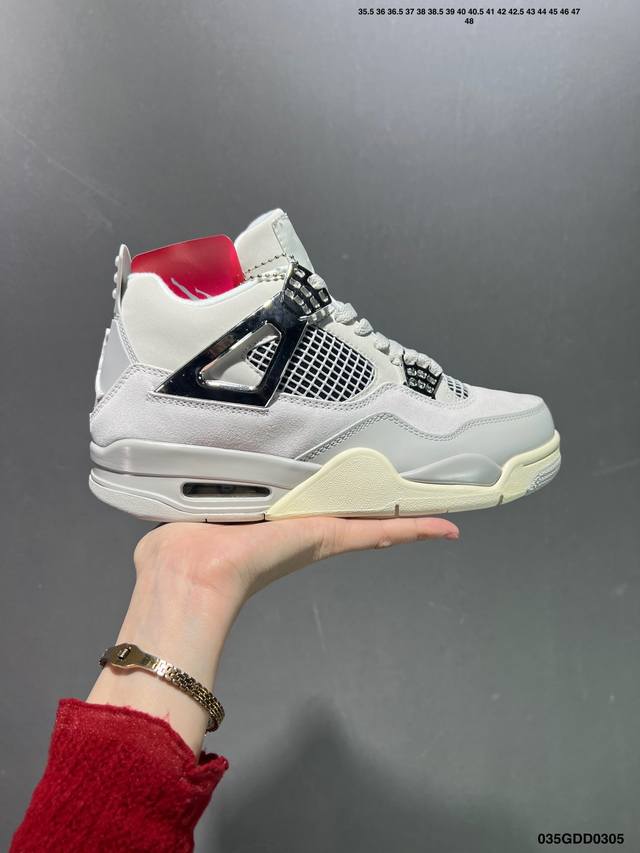 公司级aj4 Air Jordan 4 Retro Infrared Aj4乔4 男子文化篮球鞋 大厂出品 主力合作工厂 全新模具开发 纯正4代正确鞋型 进口头