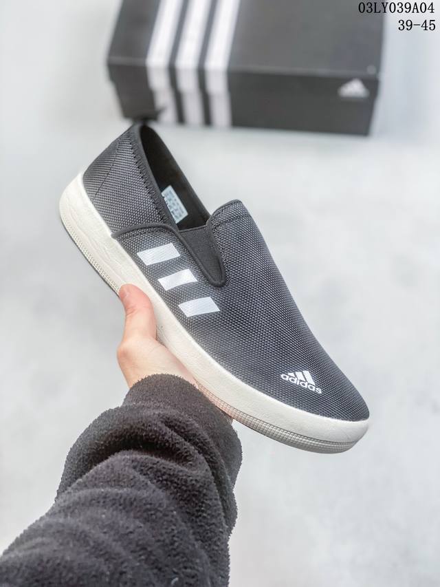 阿迪达斯 Adidas B Slip-On Dlx 户外速干两栖涉水鞋透气沙滩溯溪鞋 货号 Aq29077 尺码 39 44 编码 03Ly039A04