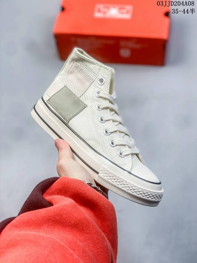 Converse匡威限定本田首次联名 Converse Honda 运动休闲高帮帆布鞋男女定制限定 经典涂鸦三星标帆布鞋 正确硫化工艺 Size 35 36 3