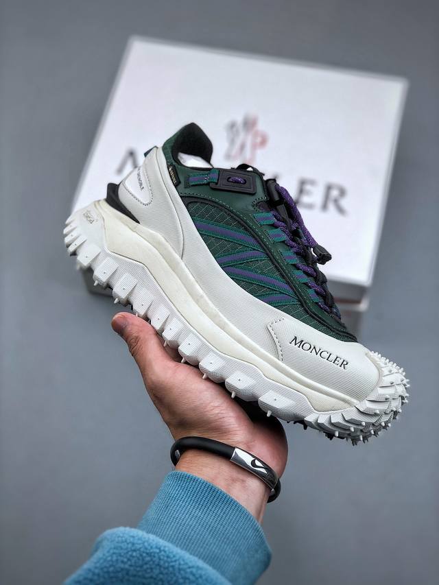 Moncler 盟可睐 蒙口 Trailgrip Gtx 抗撕裂材质山地户外鞋 鞋身采用cordura防撕裂尼龙 Gore-Tex防水材质 中底内置全掌碳板 支