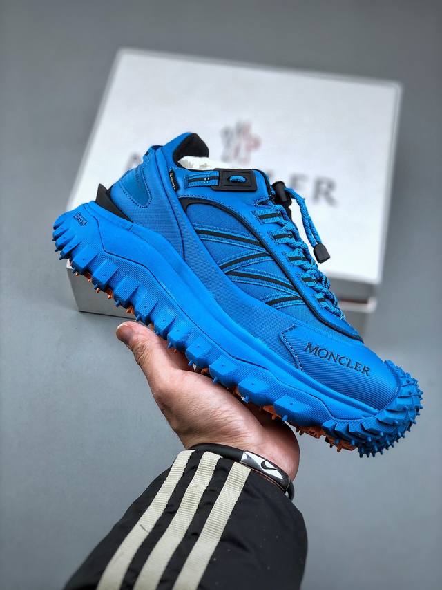 Moncler 盟可睐 蒙口 Trailgrip Gtx 抗撕裂材质山地户外鞋 鞋身采用cordura防撕裂尼龙 Gore-Tex防水材质 中底内置全掌碳板 支