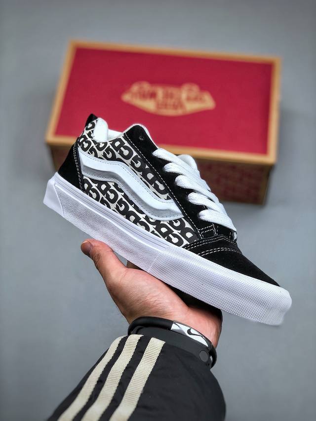 Vans Knu Skool 面包鞋 范斯官方 Fog三方联名款 Vans超火的土豆鞋 复古经典 鞋头放大 包边上移加厚 鞋舌加厚 Vans Classics