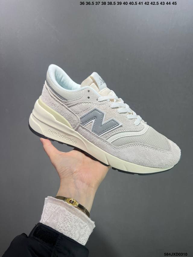 公司级super Fabric X New Balance 新百伦 高端美产 U997Rhb 联名款复古休闲跑步鞋 前后掌分段组合大底纯原装皮料切割 质感无敌带