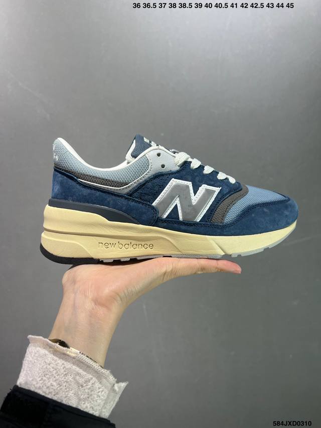 公司级super Fabric X New Balance 新百伦 高端美产 U997Rhb 联名款复古休闲跑步鞋 前后掌分段组合大底纯原装皮料切割 质感无敌带