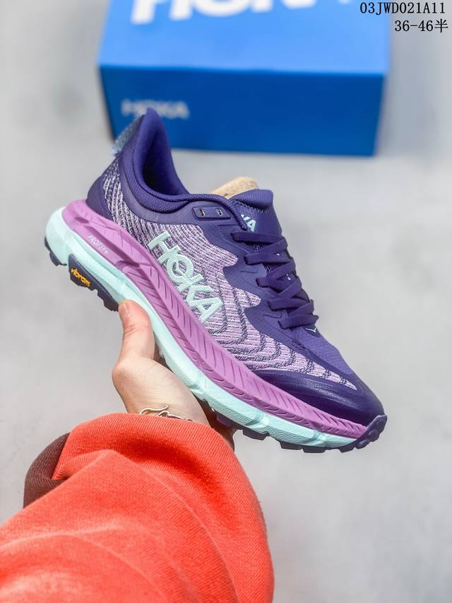 Hoka One One男女款春夏飞速马法特4越野跑鞋mafate Speed 4尺码36-46半 编码 03Jwd021A11