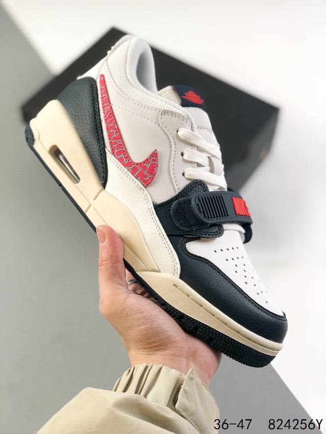 公司级真标带半码 乔丹一代 低帮 气垫 Air Jordan Legacy 312 Low 乔丹联名 号称 最强三合一 的 Jordan Legacy 312