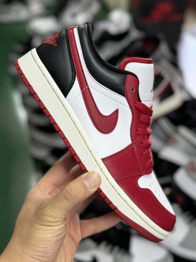 春季 全新c版 Air Jordan 1 Low 白黑红 经典潮流复古 精致细节 低帮 复古篮球鞋 棕色 终端优势供应 口碑大厂出品 品控大底版型不断改良更新