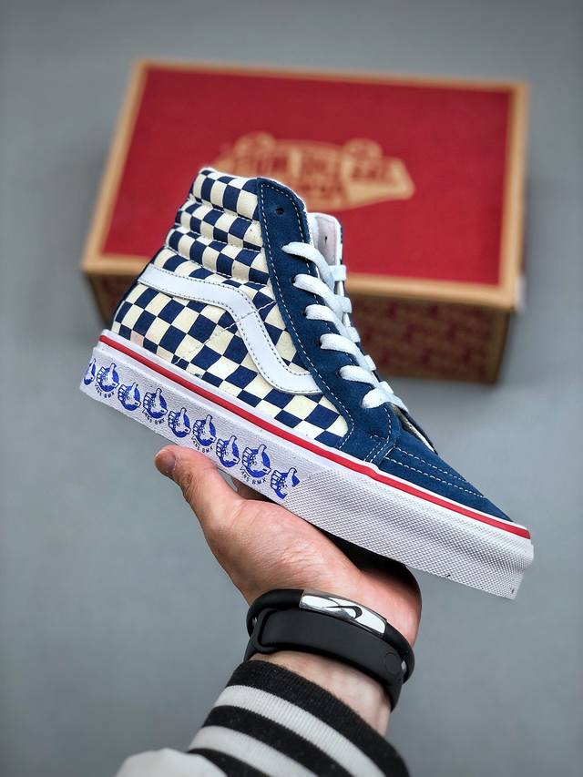 万斯vans范斯 经典系列 Sk8-Hi Slim高帮帆布鞋休闲运动板鞋 Size 35-44 36.5 38.5 40.5 42.5 工艺 硫化1:1 重量1