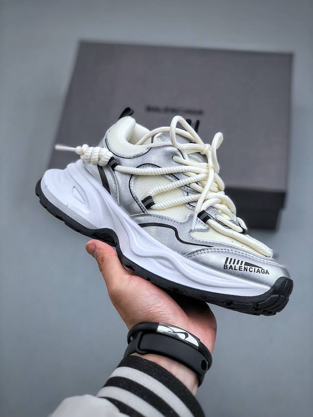 L 23Ss巴黎世家balenciaga Sneaker Rose Pink Black 运动休闲鞋系列 低帮潮流风百搭休闲运动鞋 广东品质原厂渠道原装订单 全