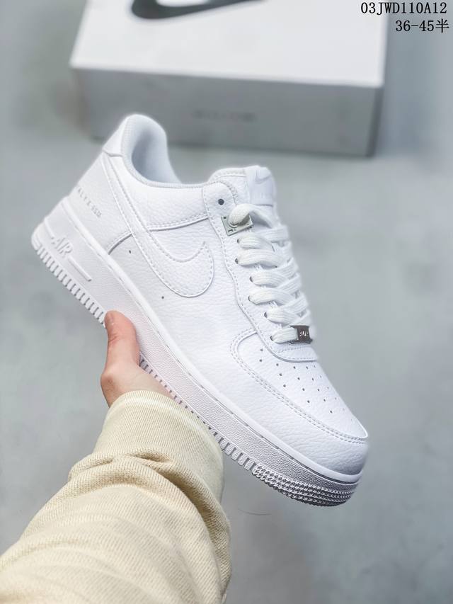 公司级带半码 耐克nike Air Force 1 Low 空军一号低帮休闲板鞋 打造纯正空军版型#专注外贸渠道 全掌内置蜂窝气垫 #原盒配件 原厂中底钢印 拉