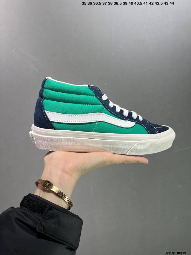 Vans Tdc Sk8-Mid Reissue 83 Mg 2024 春夏季 限定款 最纯正的vans街头风格配上标志性 日式设计审美 系列通过不同的材质拼接