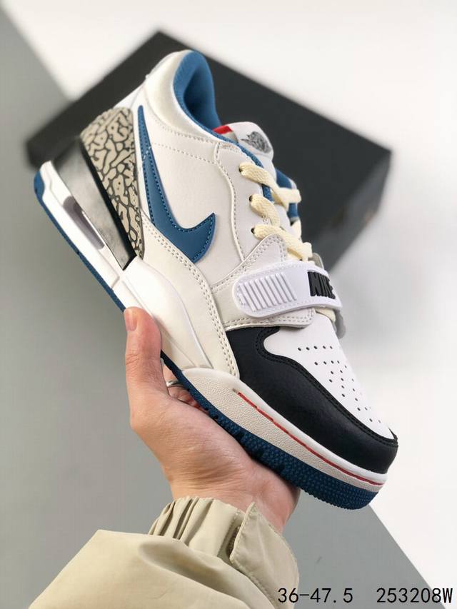 公司级真标带半码 乔丹一代 低帮 气垫 Air Jordan Legacy 312 Low 乔丹联名 号称 最强三合一 的 Jordan Legacy 312