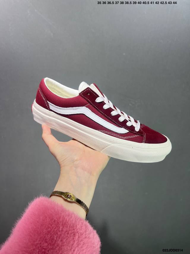 Vans 万斯 Old Skool 时尚百搭 耐磨防滑 中高帮休闲运动板鞋 Id:022Jdd0314