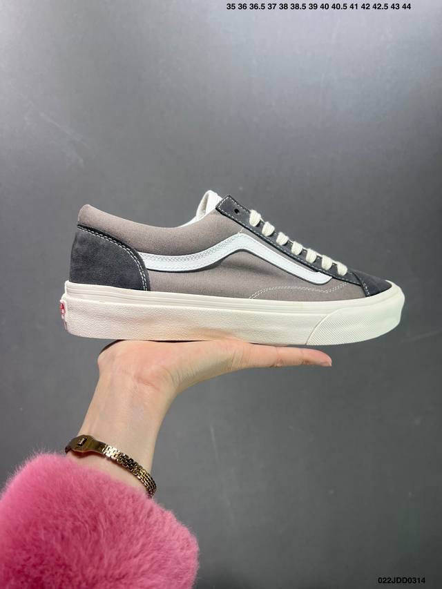 Vans 万斯 Old Skool 时尚百搭 耐磨防滑 中高帮休闲运动板鞋 Id:022Jdd0314