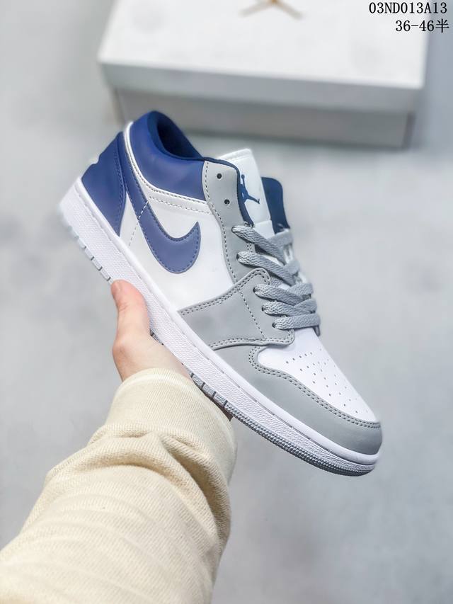 真标带半码 乔丹air Jordan 1 Low Aj1 Wh 乔1 低帮复古文化休闲运动篮球鞋 凭借出色的性能和吸睛的外观 Air Jordan直是风球场和街