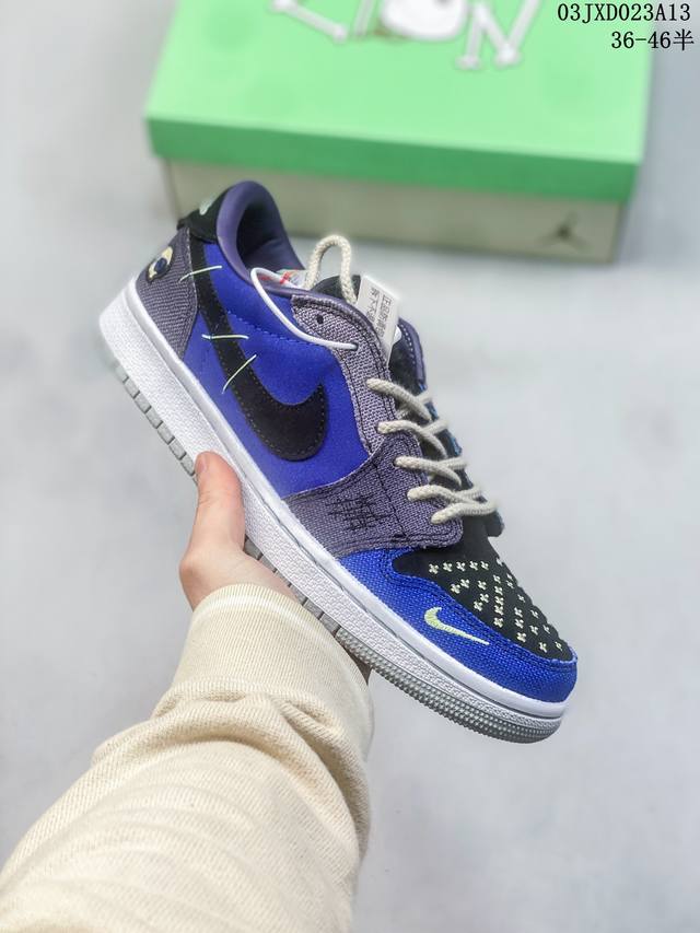 真标带半码 乔丹air Jordan 1 Low Aj1 Wh 乔1 低帮复古文化休闲运动篮球鞋 凭借出色的性能和吸睛的外观 Air Jordan直是风球场和街