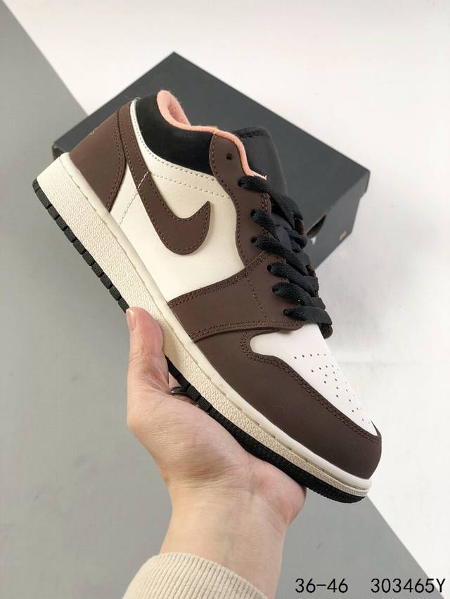 公司级真标带半码 乔丹air Jordan 1 Low Aj1 Wh 乔1 低帮复古文化休闲运动篮球鞋 凭借出色的性能和吸睛的外观 Air Jordan直是风球