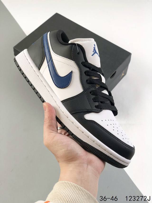 公司级真标带半码 乔丹air Jordan 1 Low Aj1 Wh 乔1 低帮复古文化休闲运动篮球鞋 凭借出色的性能和吸睛的外观 Air Jordan直是风球