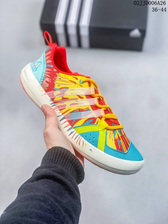 阿迪达斯 Adidas Climacool Boat Lace 2023夏季新款运动户外网面透气溯溪鞋涉水鞋 货号 B26624 尺码 36 44 编码 02J