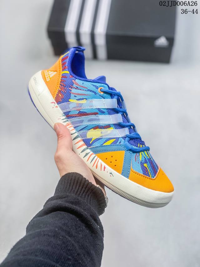 阿迪达斯 Adidas Climacool Boat Lace 2023夏季新款运动户外网面透气溯溪鞋涉水鞋 货号 B26624 尺码 36 44 编码 02J