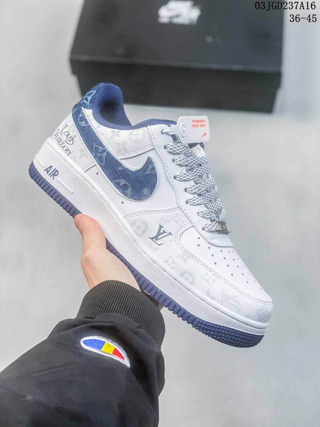 公司级带半码 耐克nike Air Force 1 Low 空军一号低帮休闲板鞋 打造纯正空军版型#专注外贸渠道 全掌内置蜂窝气垫 #原盒配件 原厂中底钢印 拉