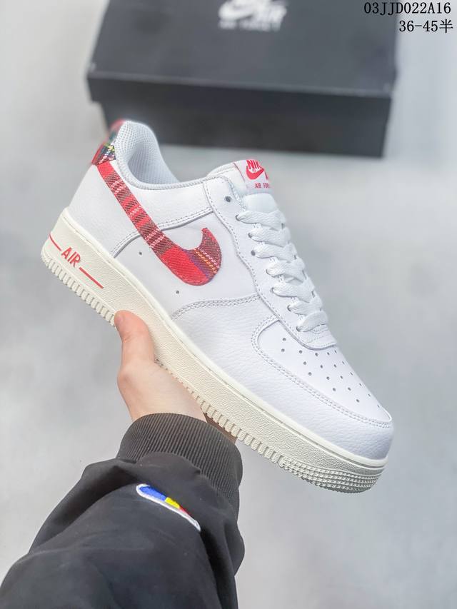 公司级带半码 耐克nike Air Force 1 Low 空军一号低帮休闲板鞋 打造纯正空军版型#专注外贸渠道 全掌内置蜂窝气垫 #原盒配件 原厂中底钢印 拉