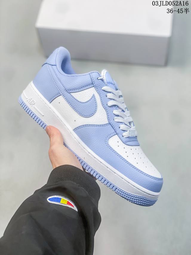 公司级带半码 耐克nike Air Force 1 Low 空军一号低帮休闲板鞋 打造纯正空军版型#专注外贸渠道 全掌内置蜂窝气垫 #原盒配件 原厂中底钢印 拉