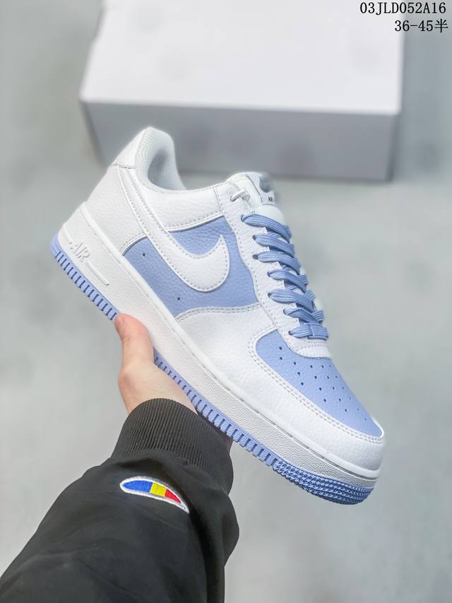 公司级带半码 耐克nike Air Force 1 Low 空军一号低帮休闲板鞋 打造纯正空军版型#专注外贸渠道 全掌内置蜂窝气垫 #原盒配件 原厂中底钢印 拉