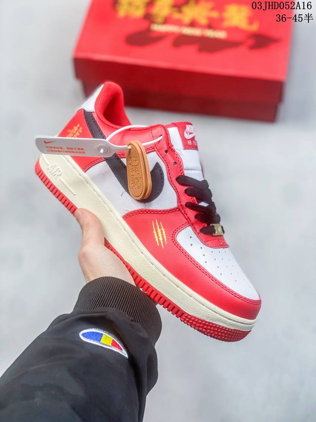 公司级带半码 耐克nike Air Force 1 Low 空军一号低帮休闲板鞋 打造纯正空军版型#专注外贸渠道 全掌内置蜂窝气垫 #原盒配件 原厂中底钢印 拉