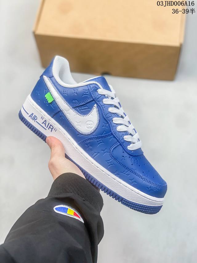 公司级带半码 耐克nike Air Force 1 Low 空军一号低帮休闲板鞋 打造纯正空军版型#专注外贸渠道 全掌内置蜂窝气垫 #原盒配件 原厂中底钢印 拉