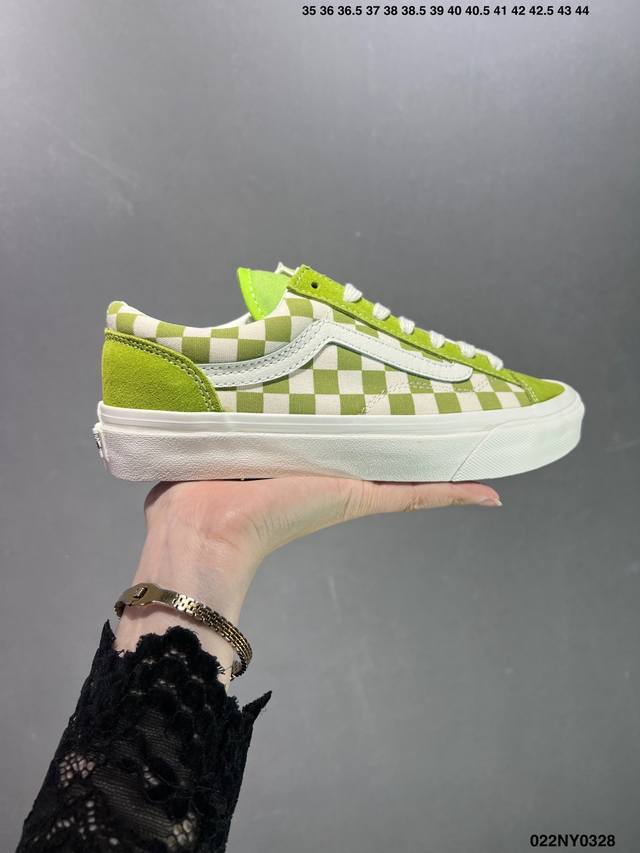 Vans Classics Knu Skool 苏格兰格纹拼接 厚鞋舌面包鞋 Vans联名超火的土豆鞋 复古经典 鞋头放大 包边上移加厚 鞋舌加厚 Vans C