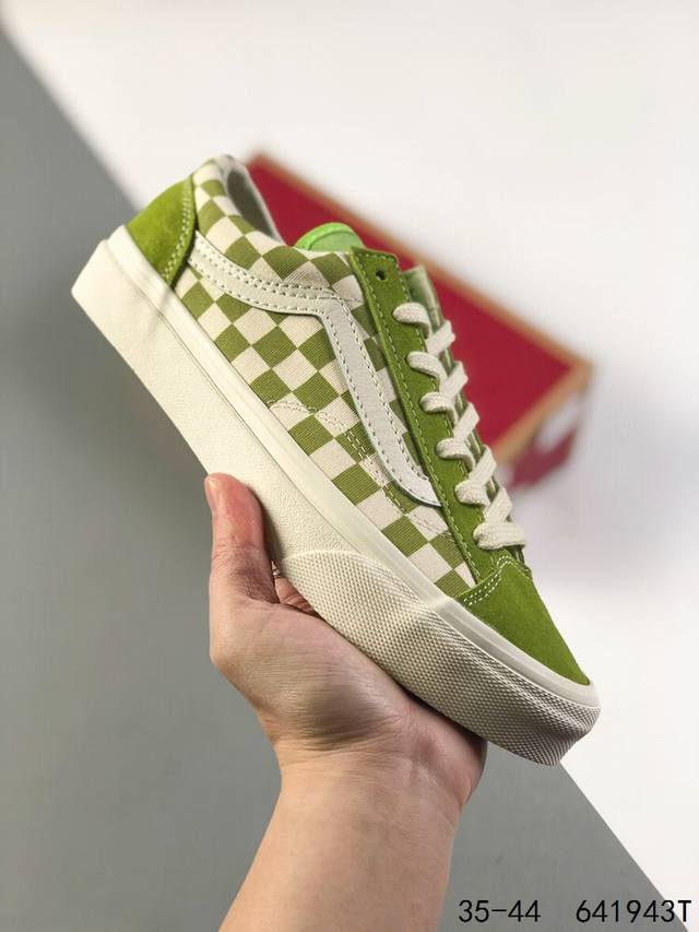 硫化底带半码 Vans 万斯 Old Skool 时尚低帮百搭 耐磨防滑 休闲运动板鞋 Id:641943T