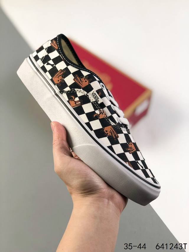 硫化真标带半码 Vans 万斯 Old Skool 时尚百搭 耐磨防滑 低帮休闲运动帆布板鞋 Id:641243T